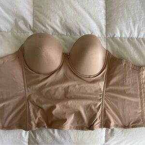 Tag on 34D strapless underwire bra